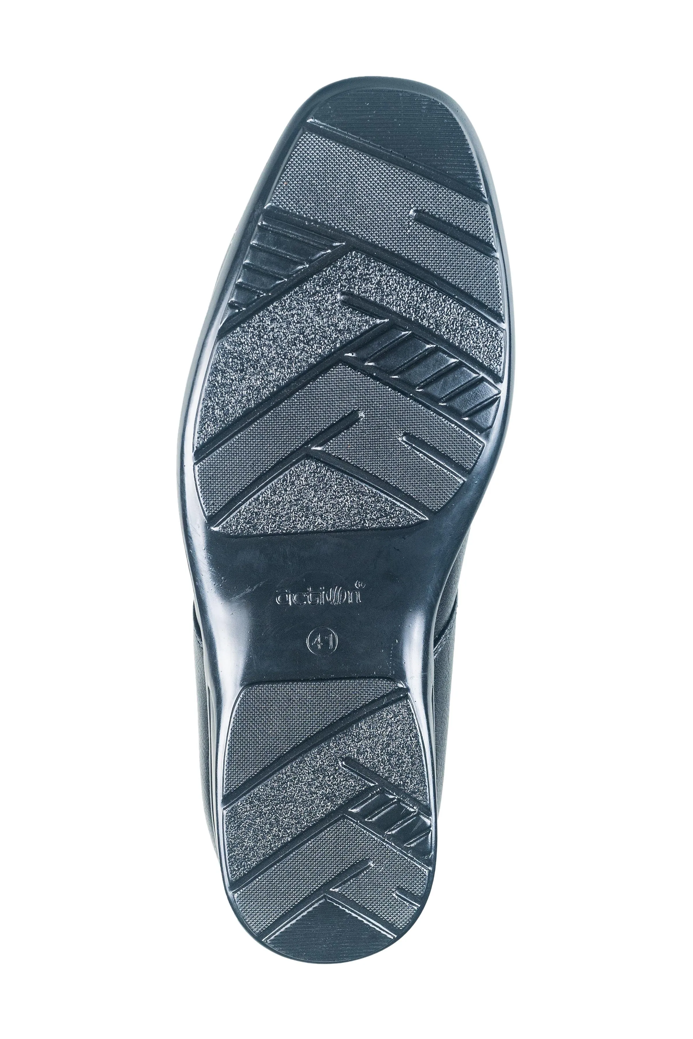 Action Gents Black Sandal