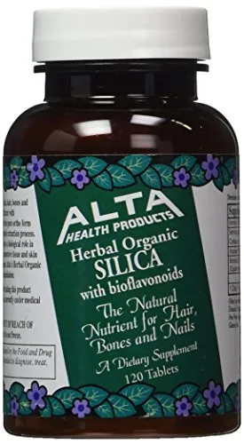 Alta Health Products - Silicona con bioflavonoides, 500 mg, 120 tabletas