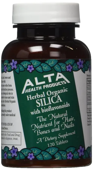 Alta Health Products - Silicona con bioflavonoides, 500 mg, 120 tabletas