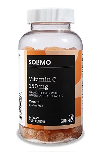 Amazon Brand - Solimo Vitamina C 250mg Gommies, 1