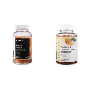 Amazon Brand - Solimo Vitamina C 250mg Gommies, 1