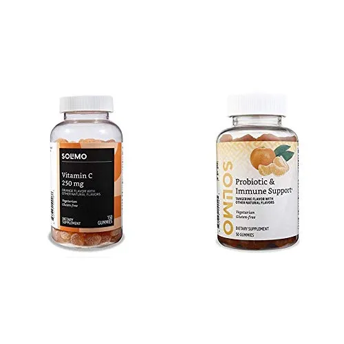 Amazon Brand - Solimo Vitamina C 250mg Gommies, 1
