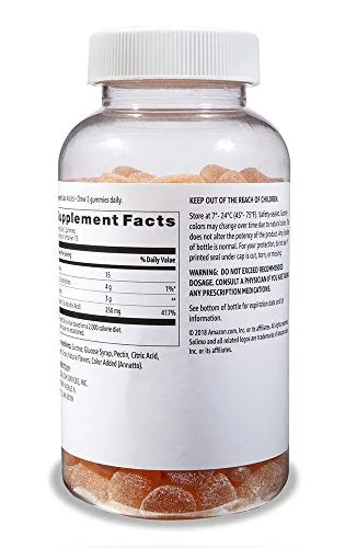 Amazon Brand - Solimo Vitamina C 250mg Gommies, 1