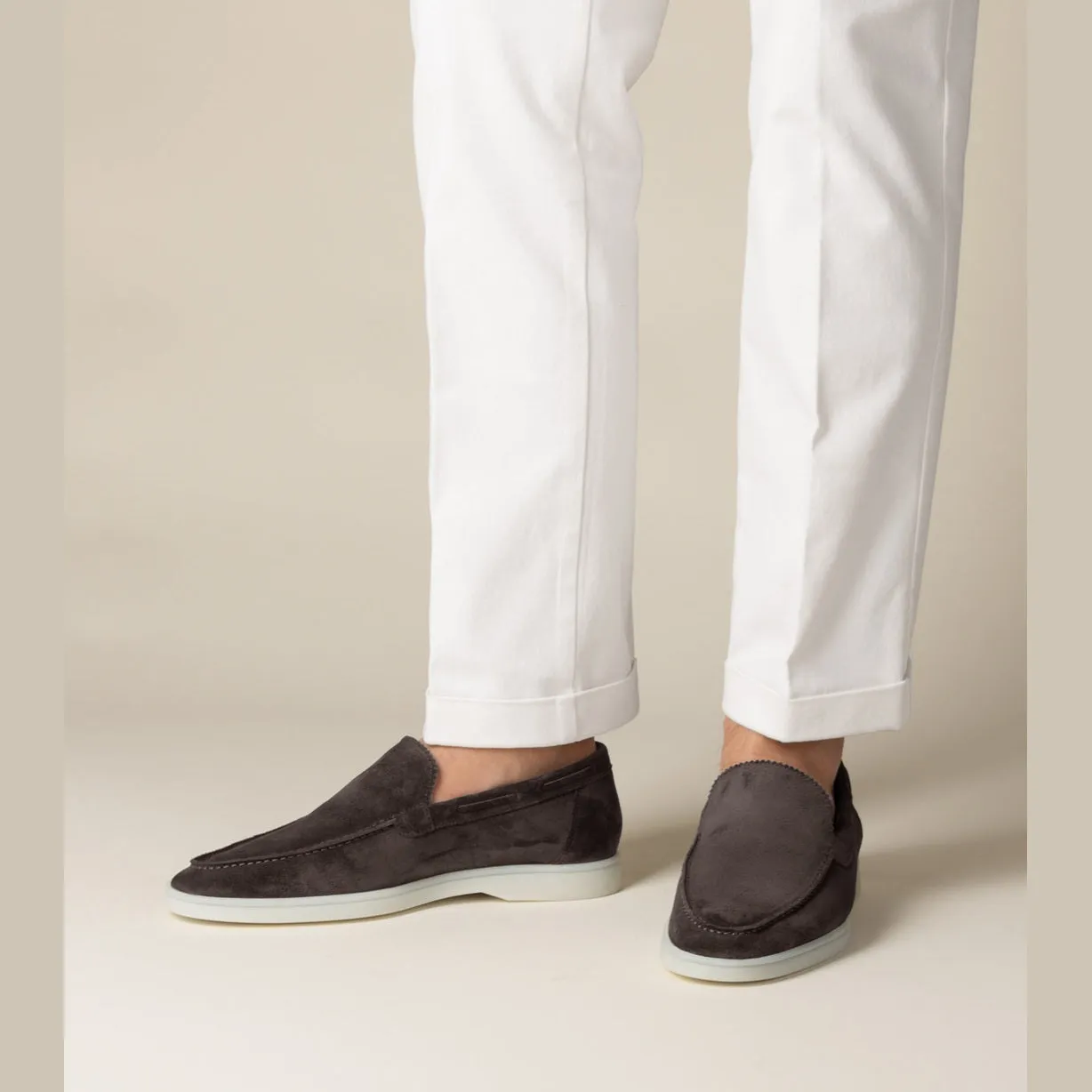 ANTHRACITE YACHT LOAFERS