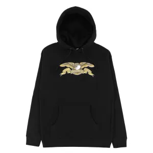 ANTI HERO MISREGISTER EAGLE HOODY - BLACK/MULTI