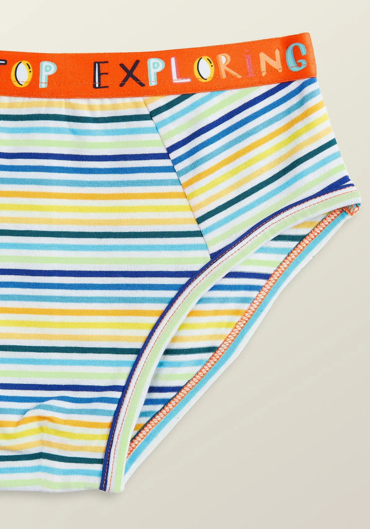 Arcade Boys Briefs Orange Tencel Modal