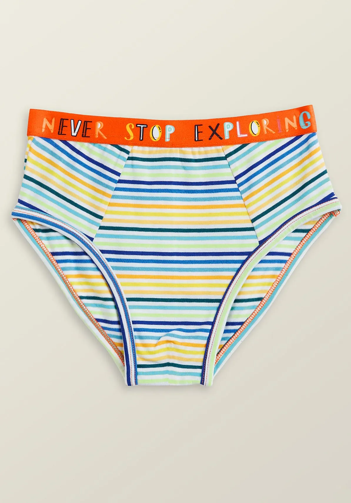 Arcade Boys Briefs Orange Tencel Modal