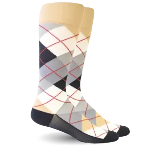 Argyle Synthetic Beige/White - Women's Medical