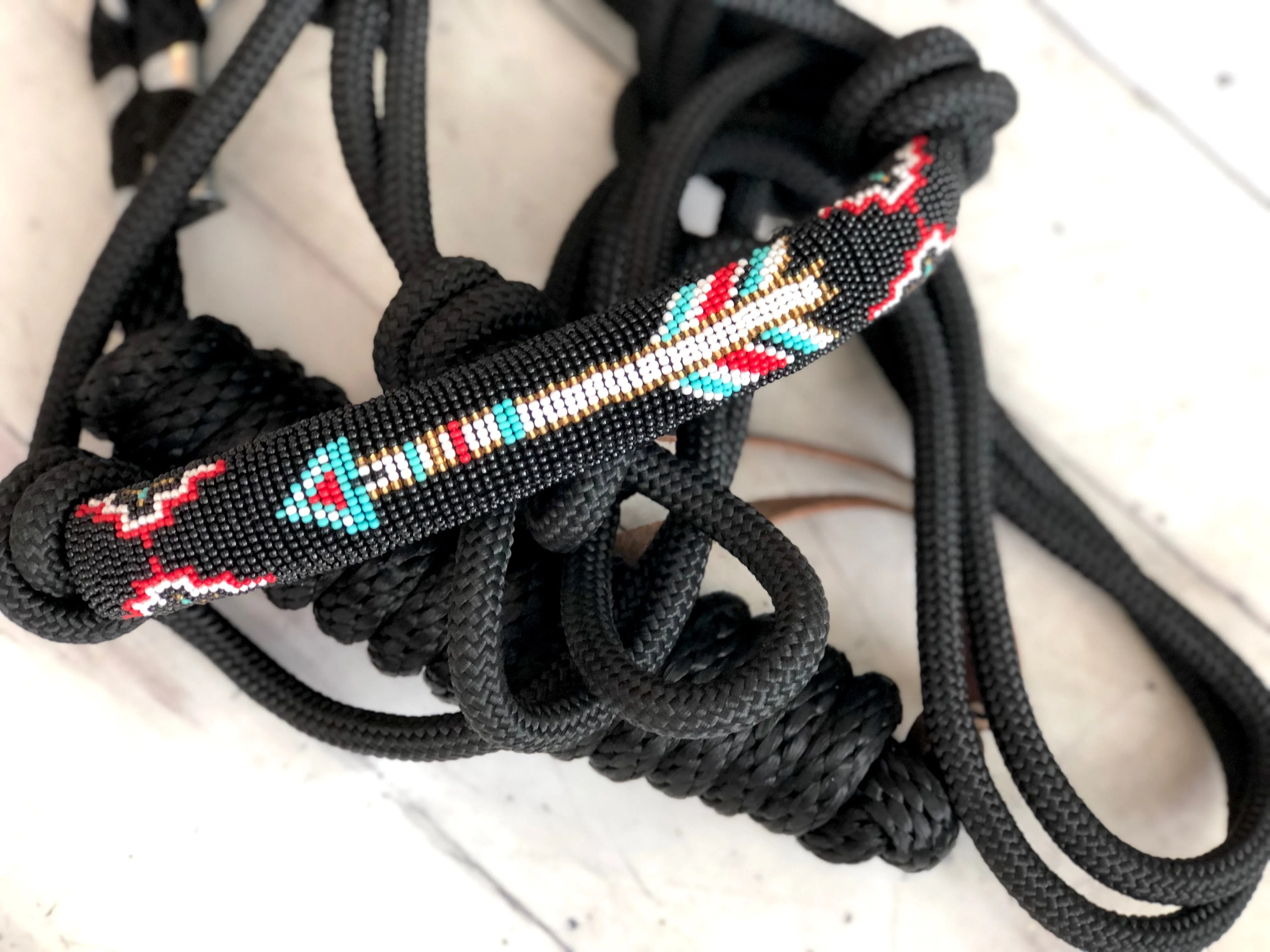 Arrow Beaded Knot Halter