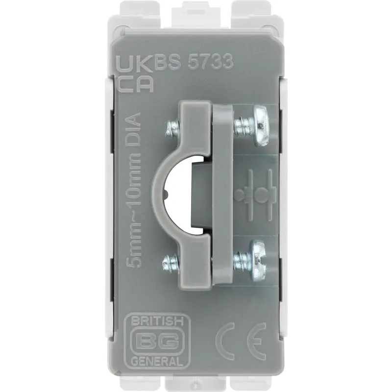 BG RFLEX Nexus Grid Flex Outlet (up to 10mm) - White