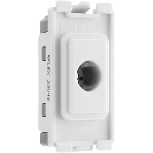 BG RFLEX Nexus Grid Flex Outlet (up to 10mm) - White
