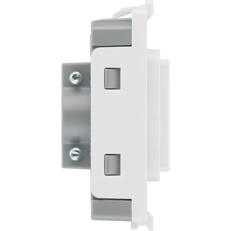 BG RFLEX Nexus Grid Flex Outlet (up to 10mm) - White