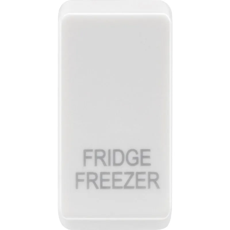 BG RRFFW Nexus Grid Rocker Printed (FRIDGE FREEZER) - White