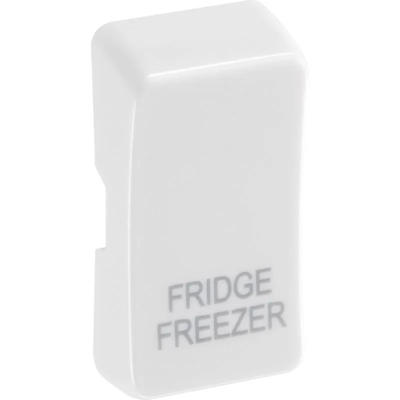 BG RRFFW Nexus Grid Rocker Printed (FRIDGE FREEZER) - White