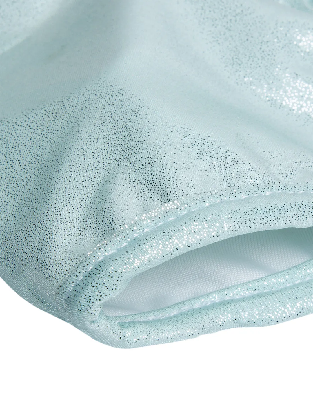 Black and Teal Green With Sparkling Glitter Sequin Women Fashion Reusable Face Mask (Pack of 2)