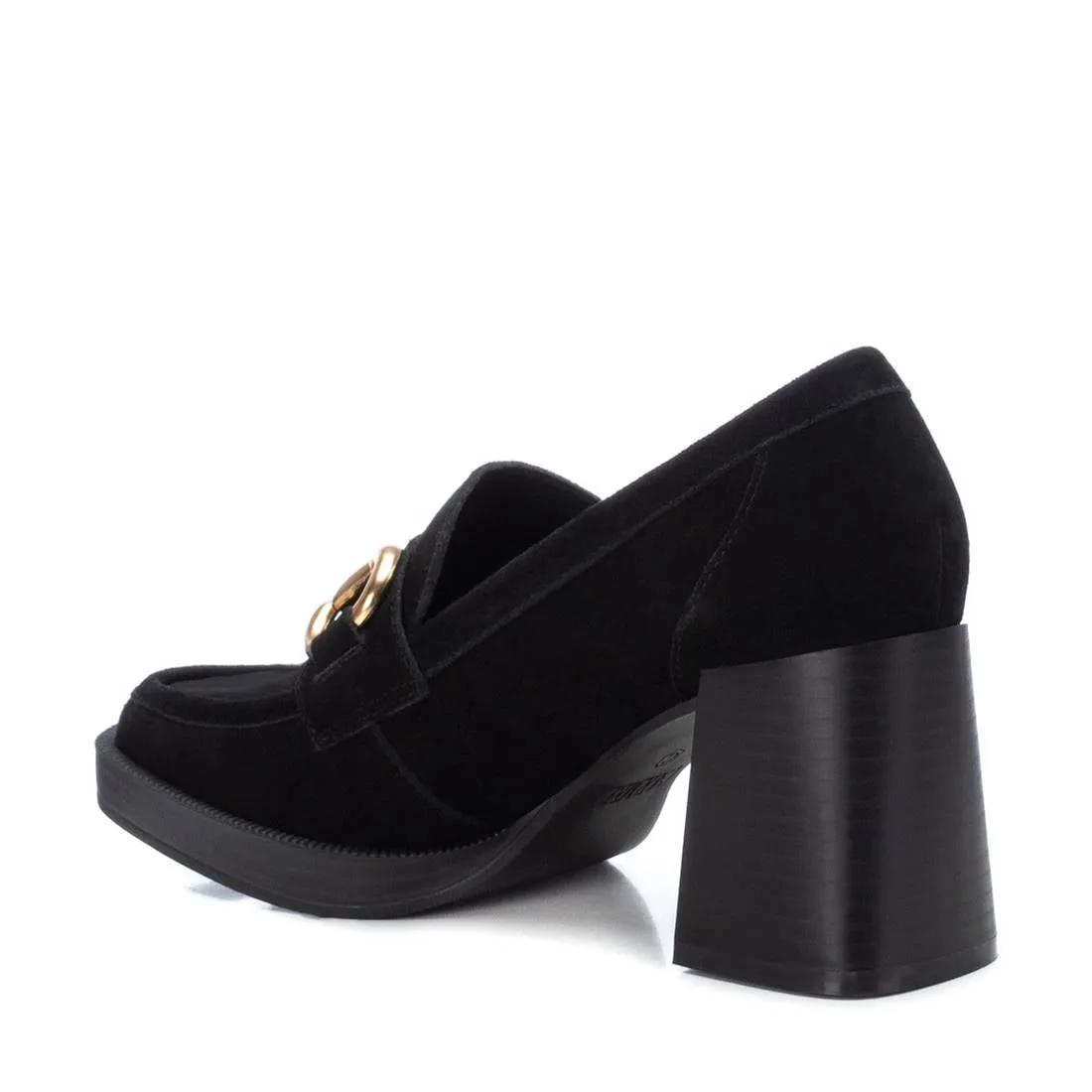 Carmela Collection Women's Suede Heeled Loafers By XTI 161209