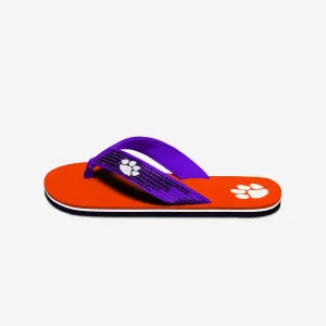 Clemson Tigers Womens Sequin Flip Flop