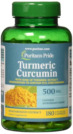 Curcumina de Cúrcuma Orgullo Puritano, 1