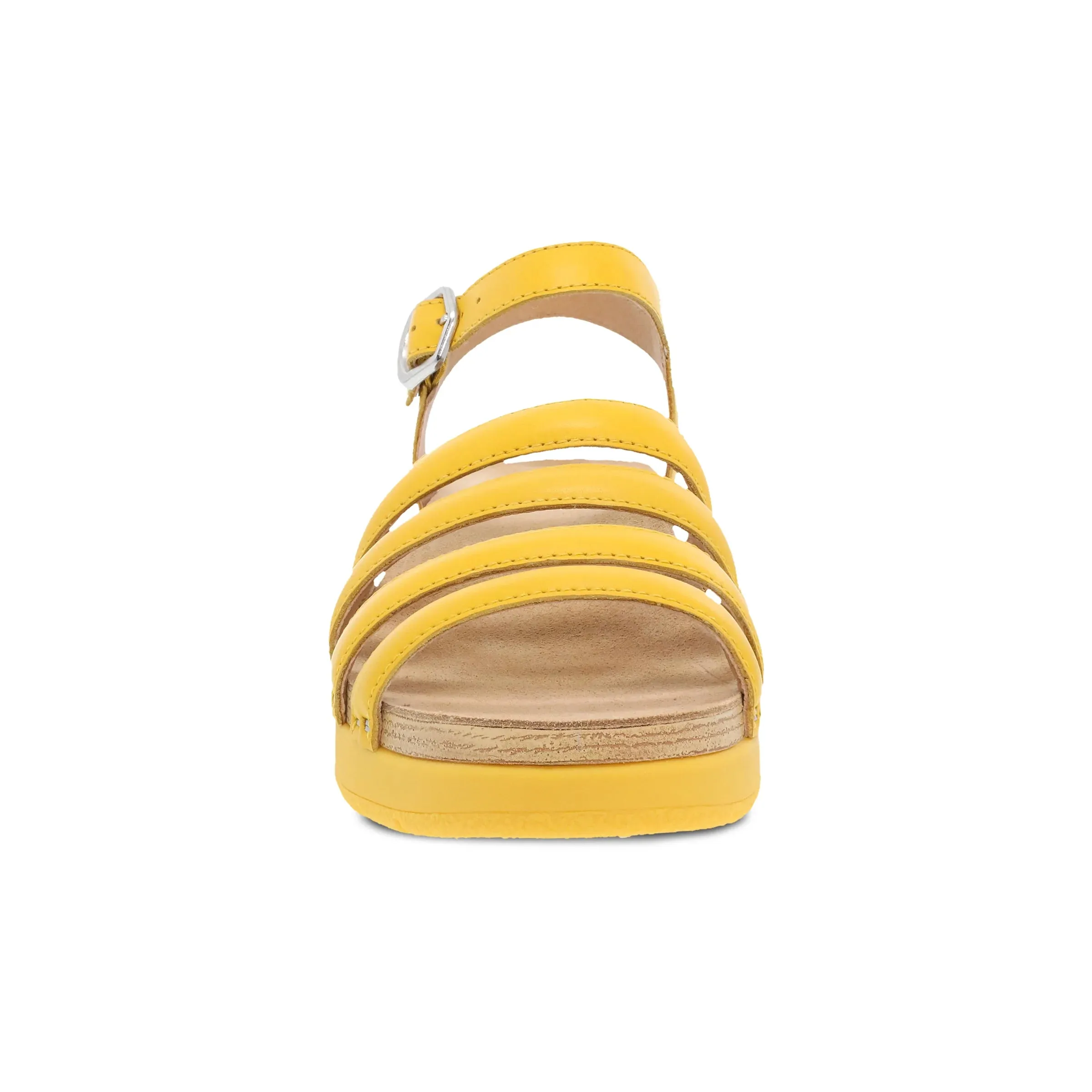 DANSKO ROXIE YELLOW LEATHER SANDAL