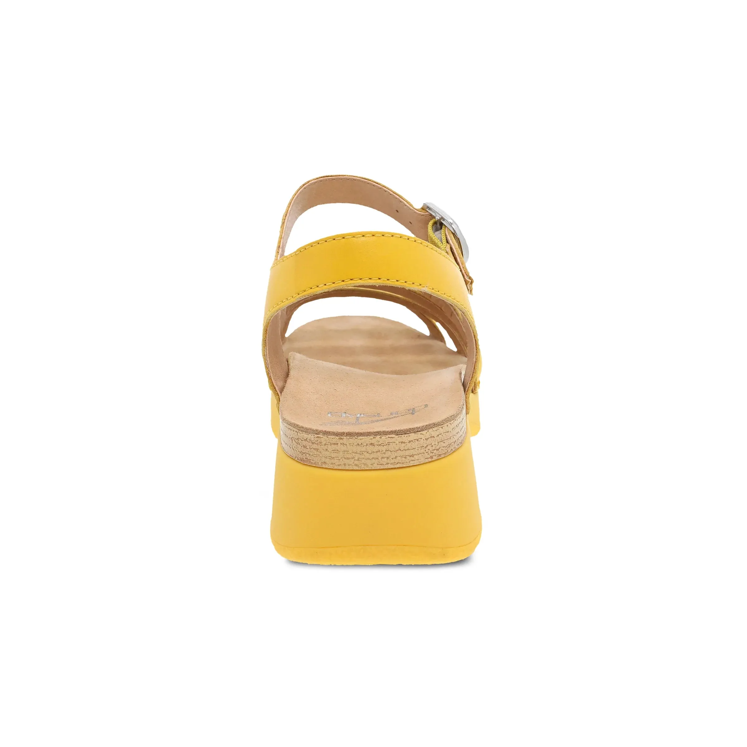 DANSKO ROXIE YELLOW LEATHER SANDAL