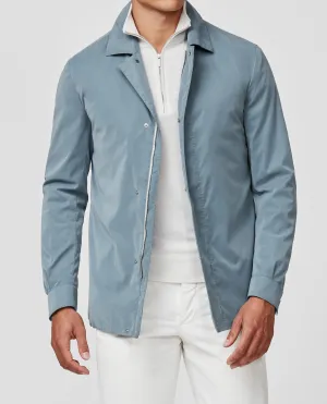 DeBall Belseta Dusty Blue Peached Water Repellent Technical Lightweight Fabric