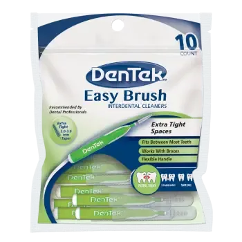 DENTEK EASY BRUSH EXTRA TIGHT SPACE 10PCS