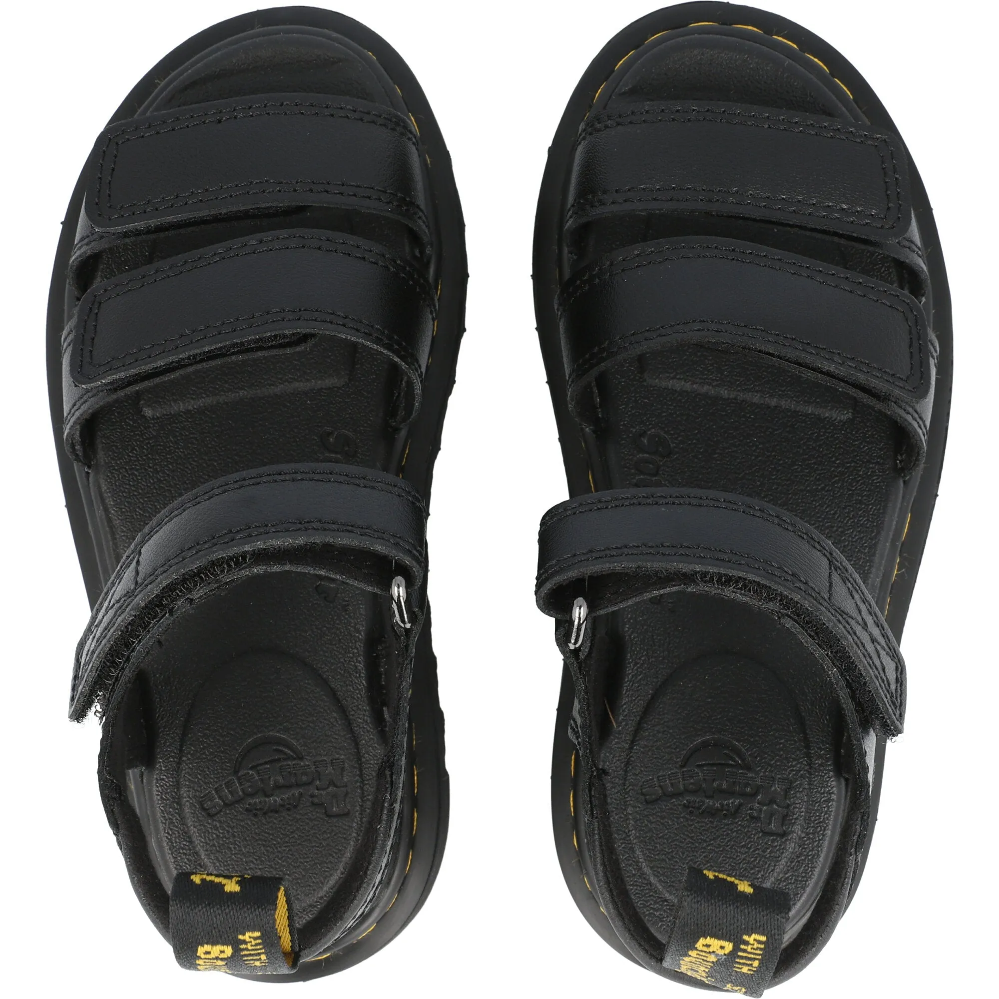 Dr Martens Klaire J Black Sandals