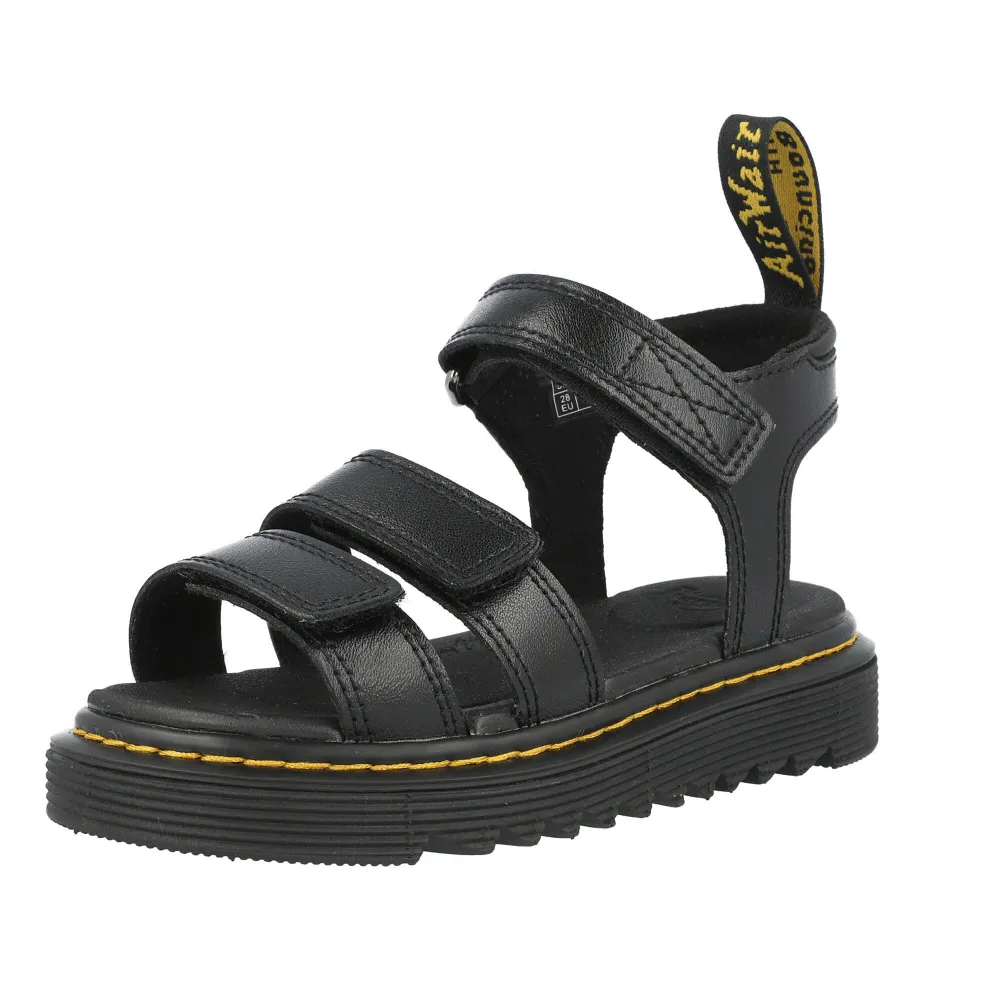 Dr Martens Klaire J Black Sandals