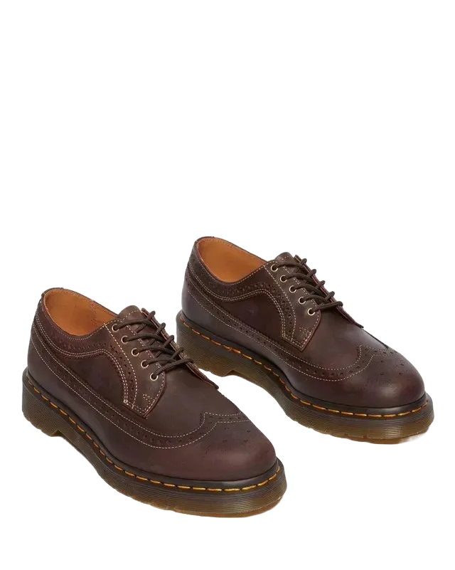 Dr Martens Scarpa in pelle da uomo Brogue 3989 YS marrone