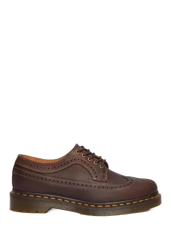 Dr Martens Scarpa in pelle da uomo Brogue 3989 YS marrone