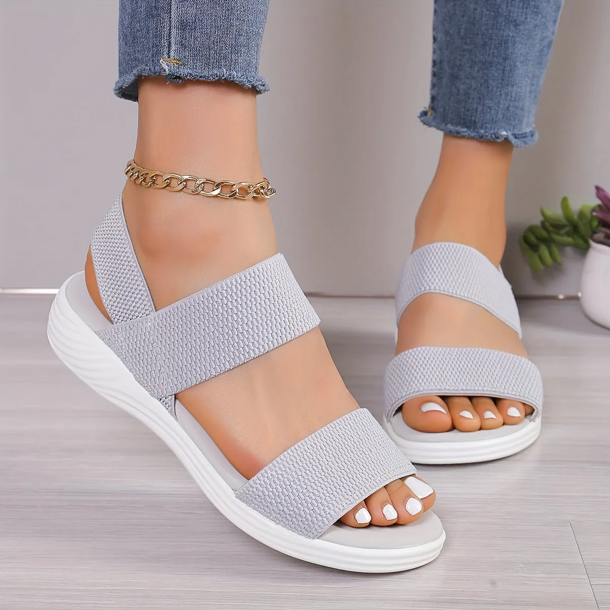 Emila Lightweight Stretch Sandals