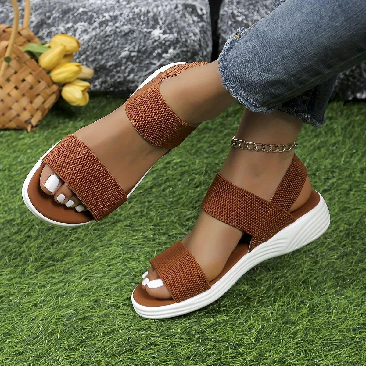 Emila Lightweight Stretch Sandals