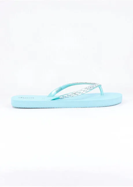 Flip Flop Chinela Brillos Piedras