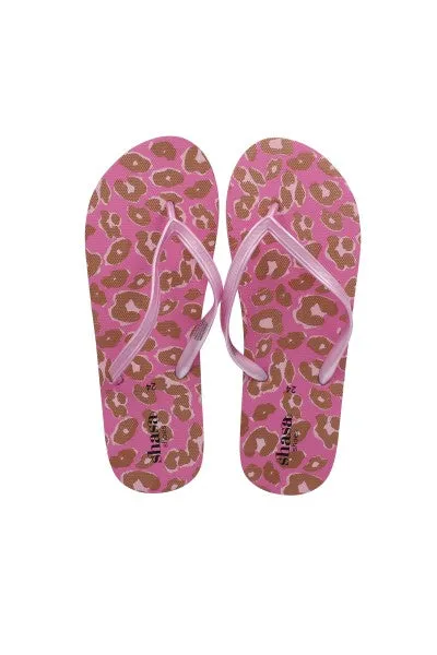 Flip Flops Animal Print