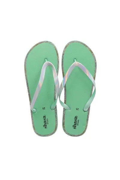 Flip Flops Iridiscentes Brillos