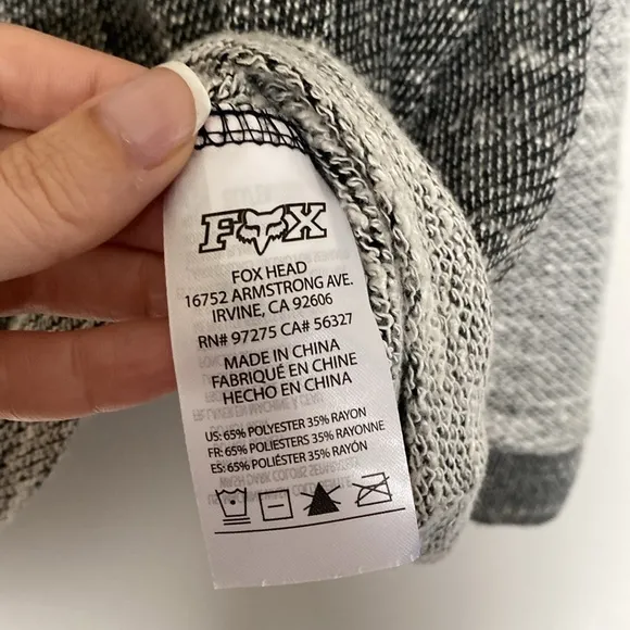 Fox 🦊 Racing Lightweight Pullover Hoodie Size Small
