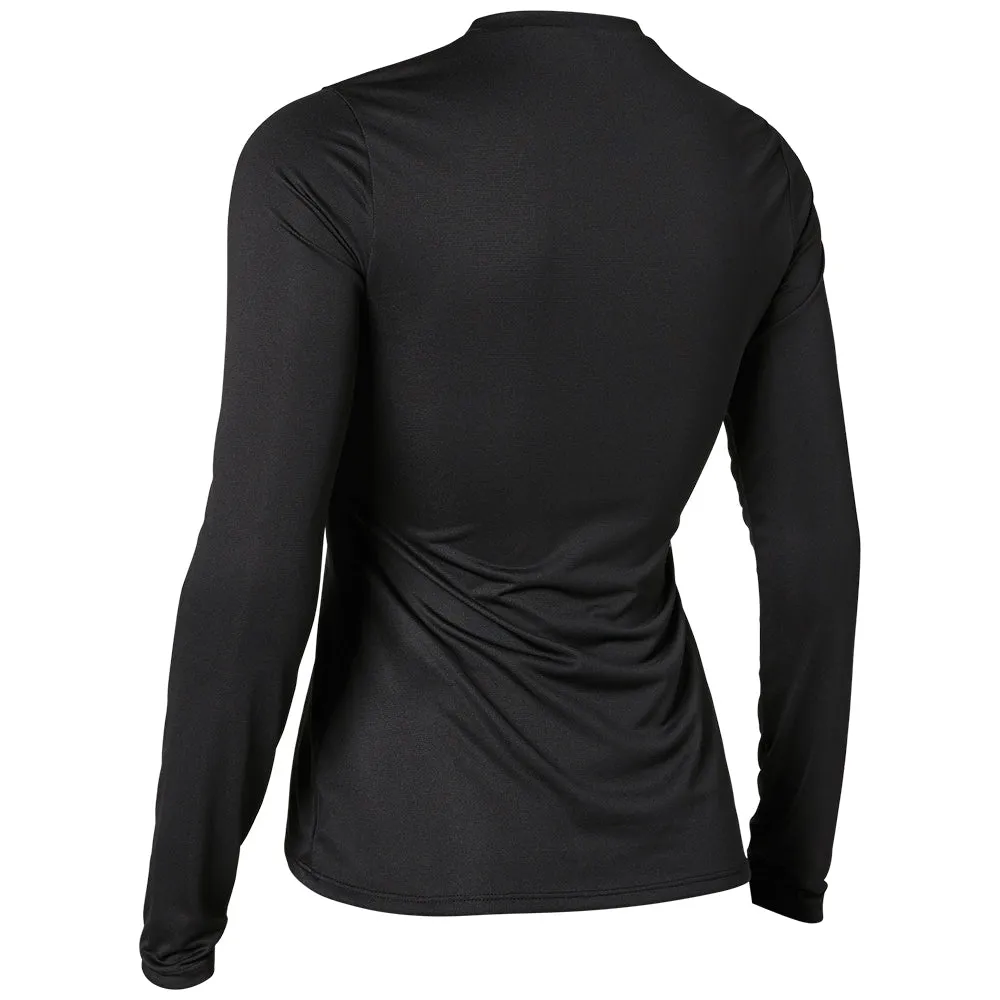 FOX WOMENS TECBASE LS [BLACK]