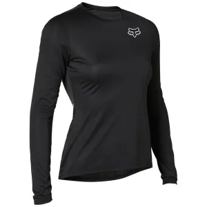 FOX WOMENS TECBASE LS [BLACK]