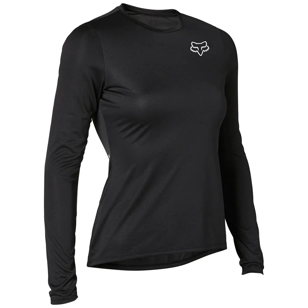 FOX WOMENS TECBASE LS [BLACK]