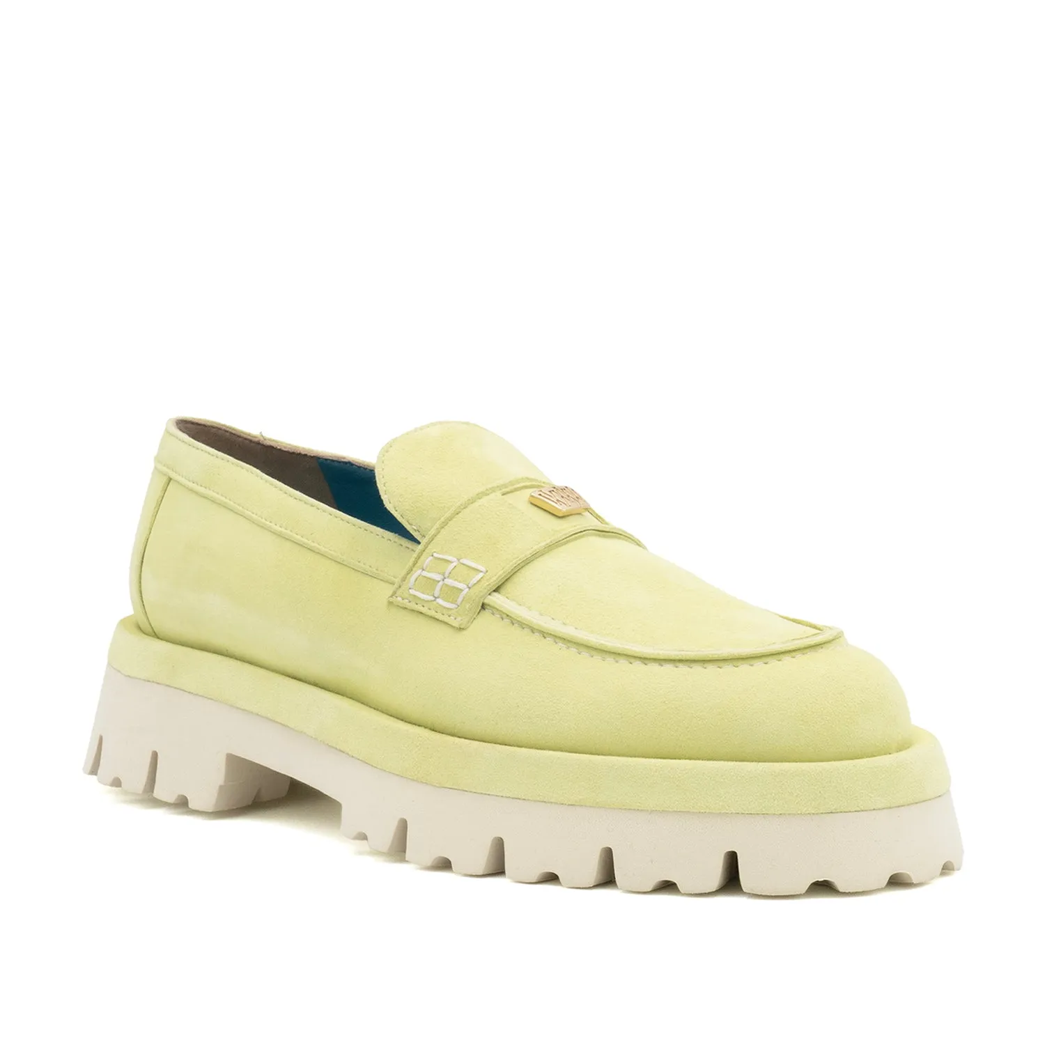 Francesca Loafer Lt Green Cashmere