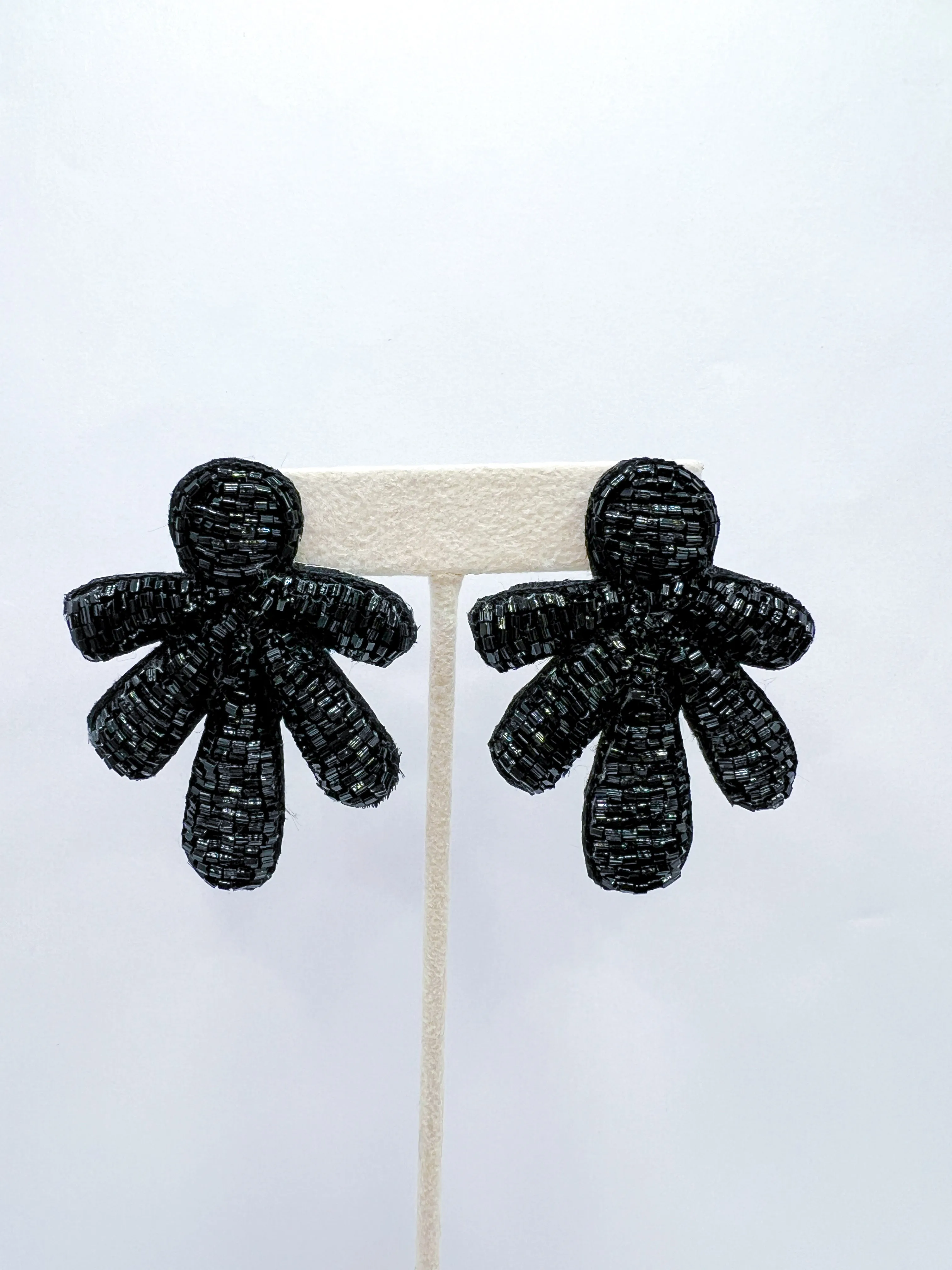Full Bead Fan Earring