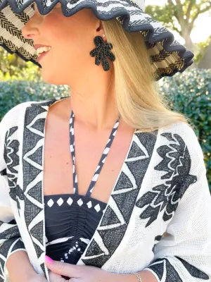 Full Bead Fan Earring
