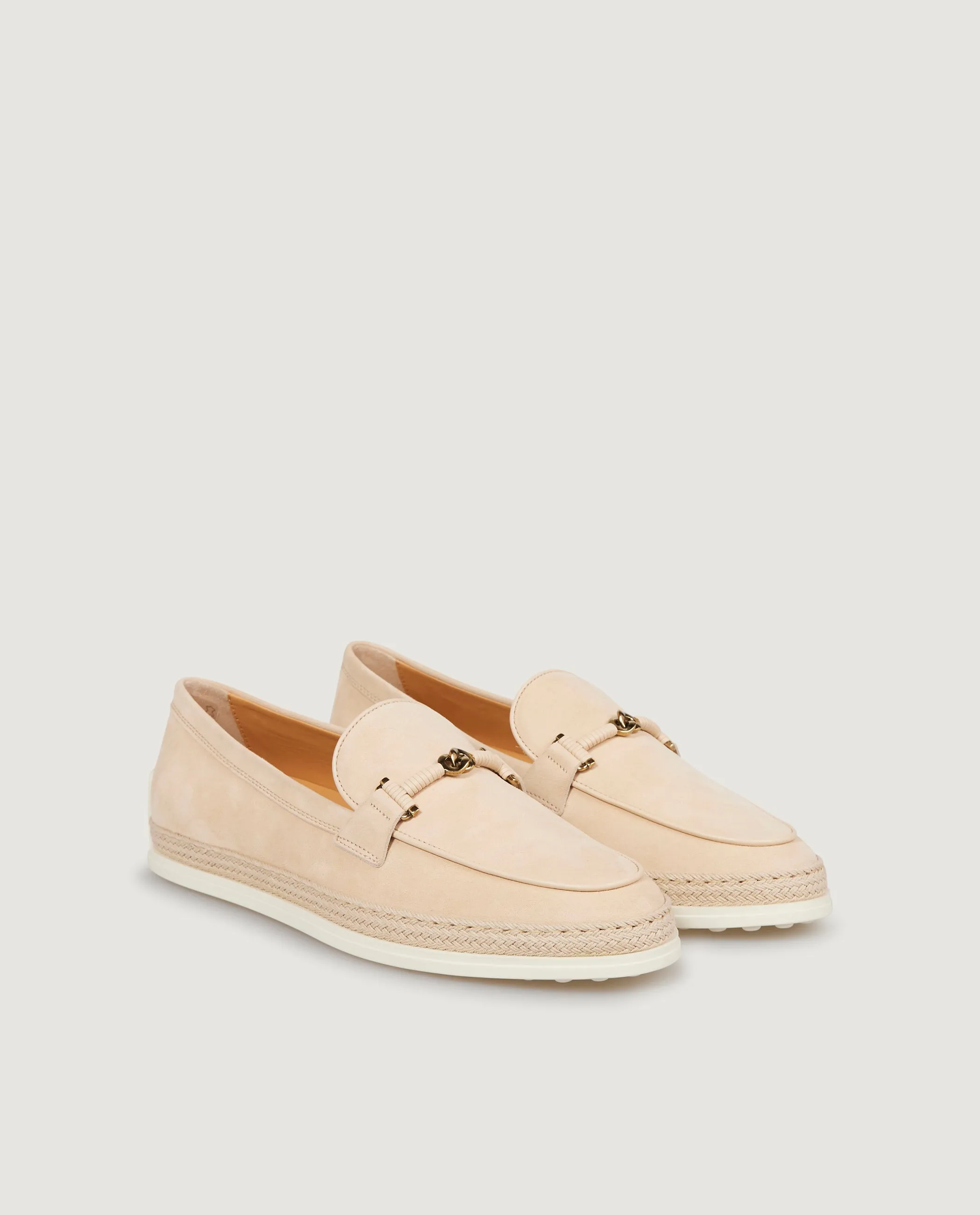 Gomma Rafia Mocassino - Lichtbruin