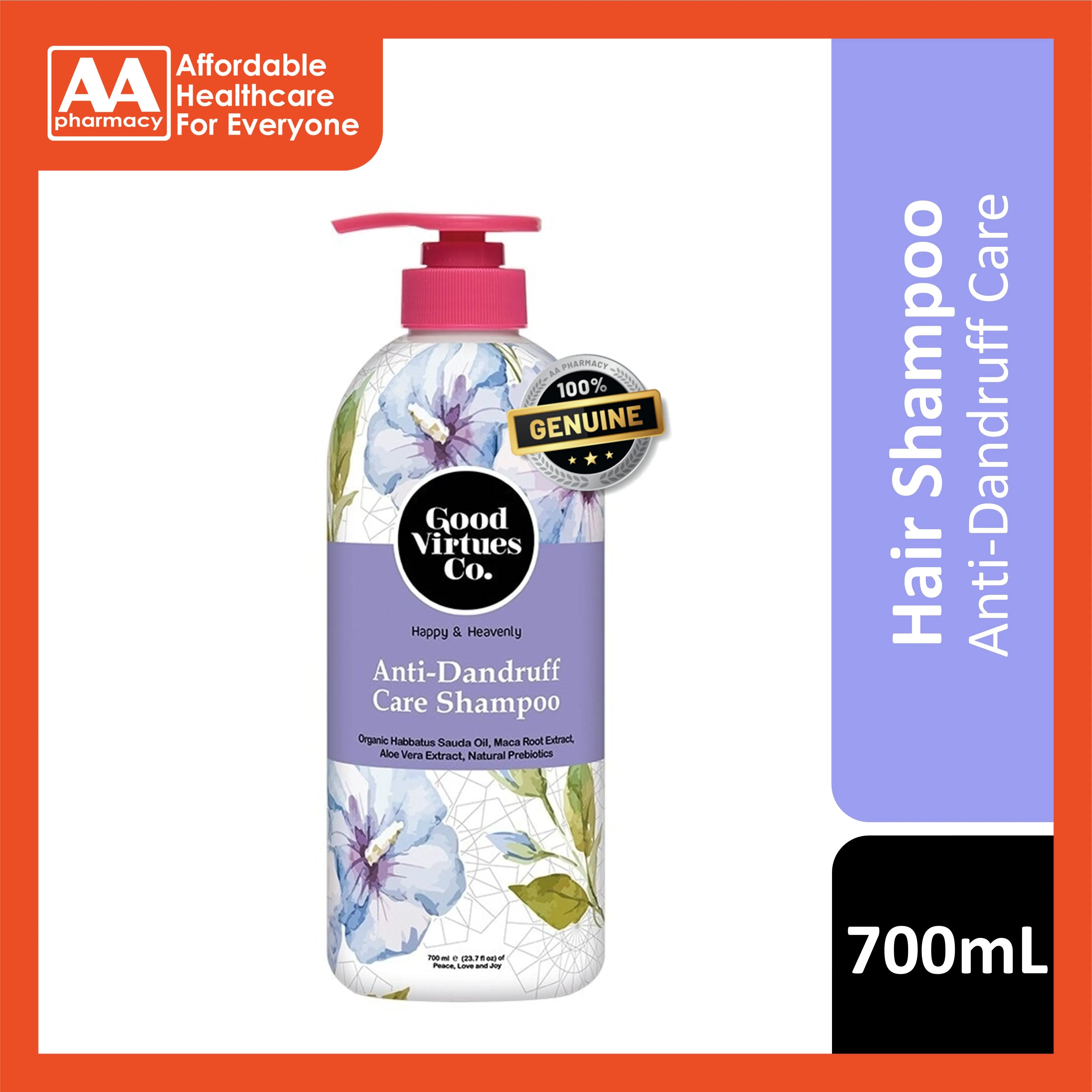 Good Virtues Co. Anti-Dandruff Care Shampoo 700mL
