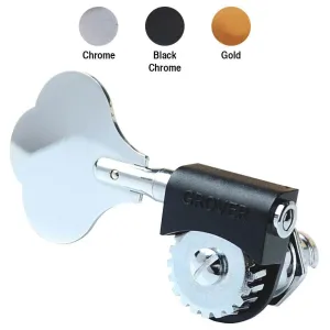 Grover Lightweight Bass Machineheads ~ 4 in-line ~ Chrome ~ Left Hand