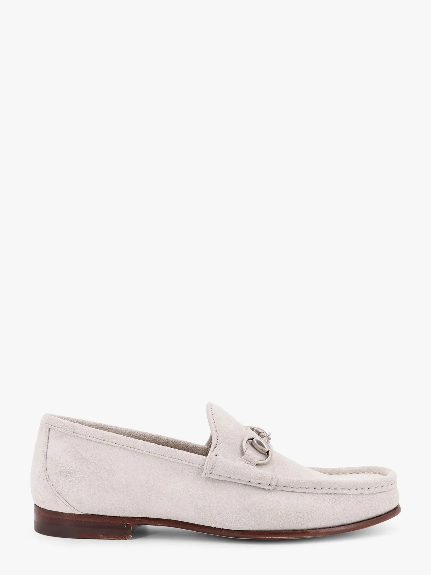 Gucci Suede Loafers With Iconic Horsebit