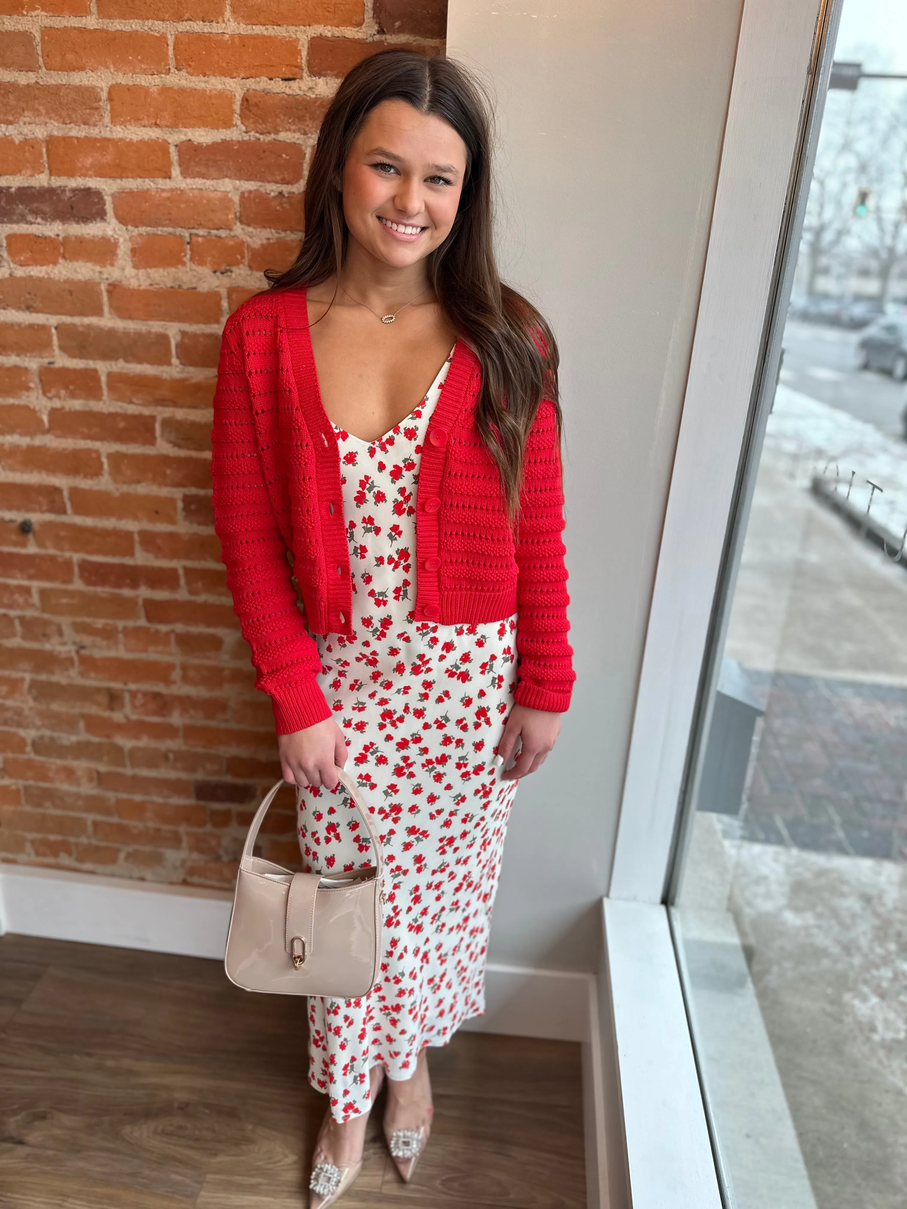 Hana La Rosa Ditsy Maxi Dress
