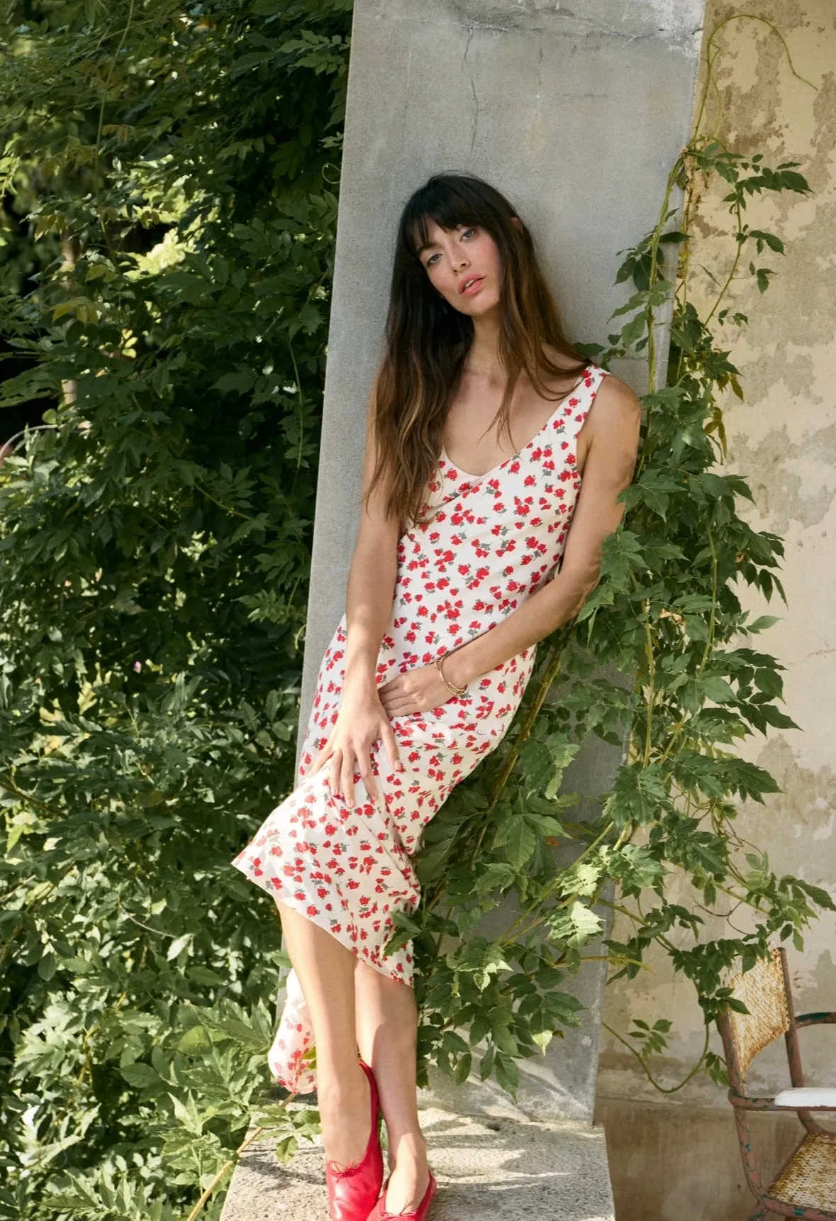 Hana La Rosa Ditsy Maxi Dress