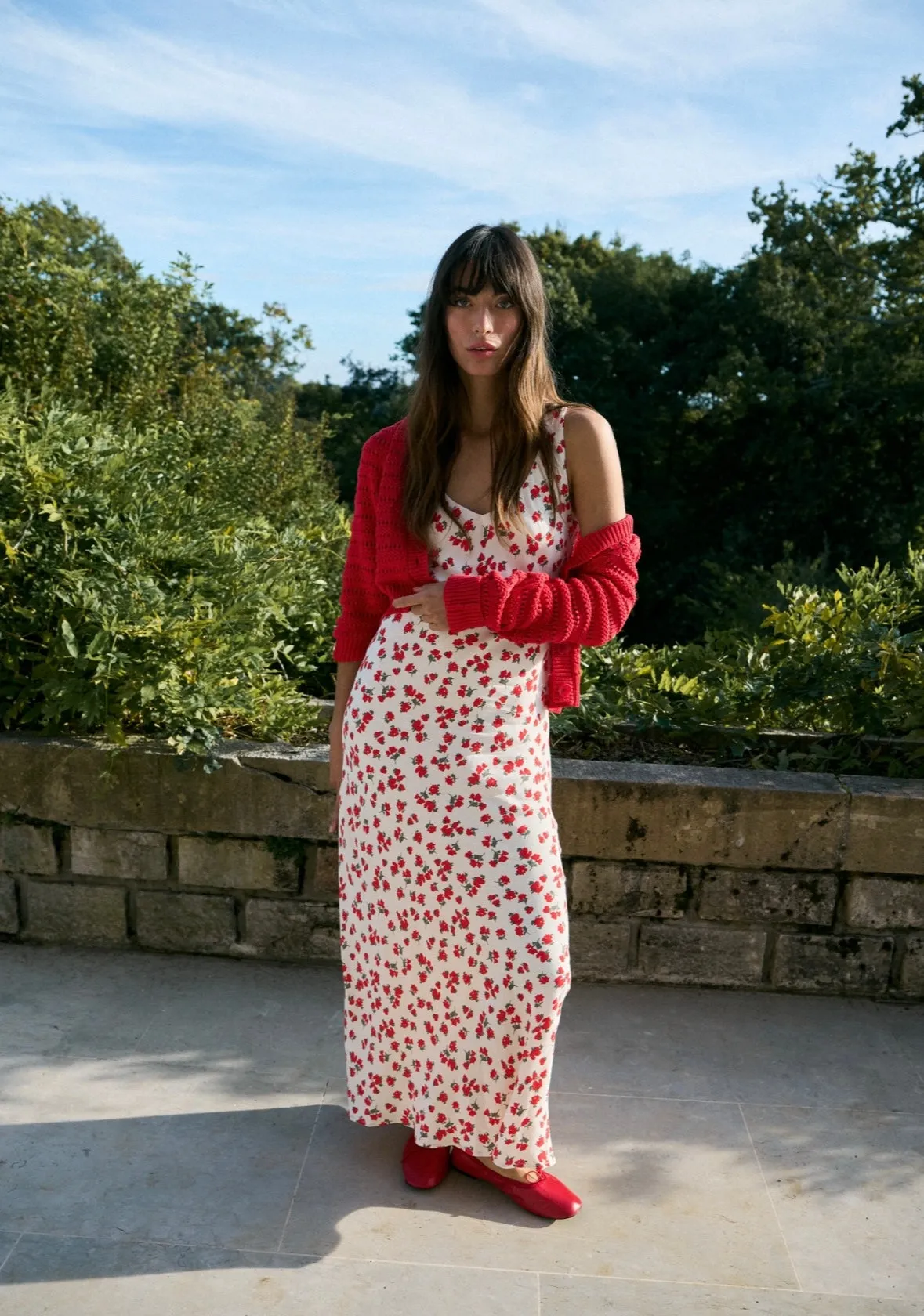 Hana La Rosa Ditsy Maxi Dress