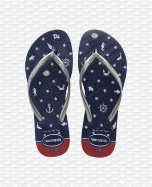 Havaianas Slim Nautical Flip Flops